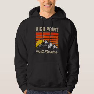 Sudadera Vintage estatal High Point North Carolina Retro Ci
