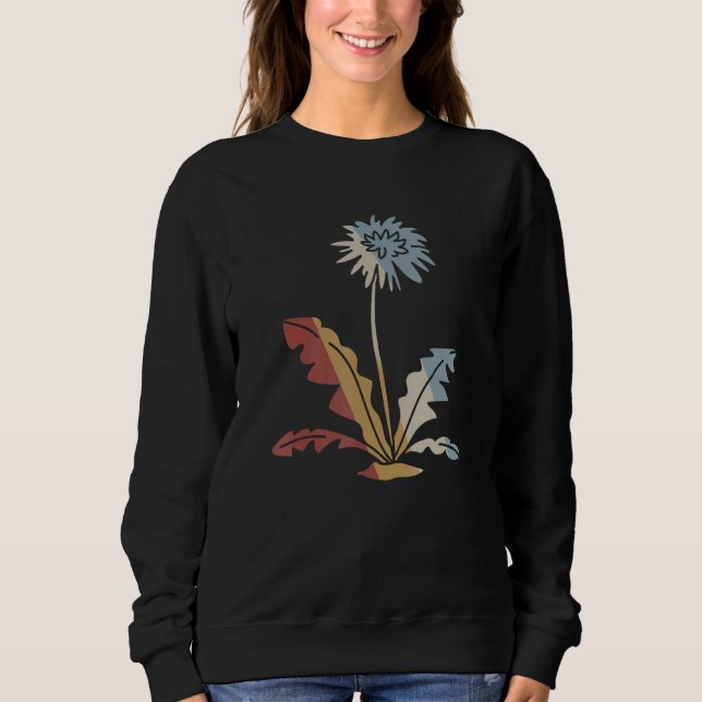 Sudadera Vintage estilo retro de Dandelion 1 (Anverso)