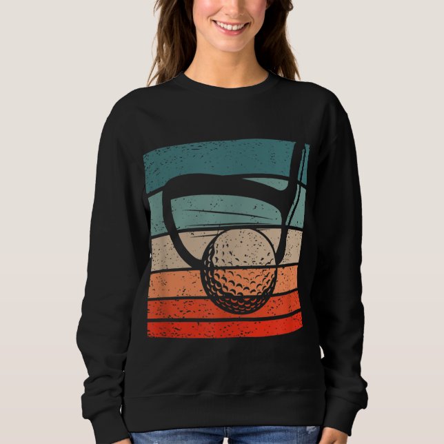 Sudadera Vintage estilo retro de golf (Anverso)