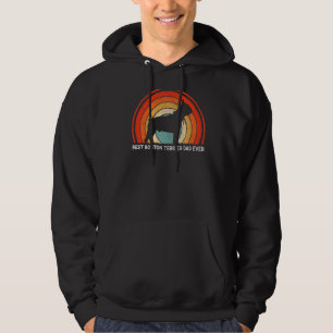 Sudadera Vintage estilo retro masculino mejor papá de Bosto