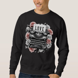 Sudadera Vintage Eternal Love Notes con Rosas de la época d
