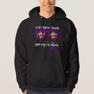 Sudadera Vintage Family Vacation Florida Gafas de sol Fort