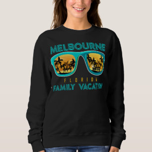 Sudadera Vintage Family Vacation Florida Sungafas Melbour