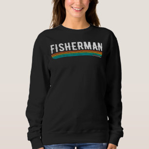 Sudadera Vintage Fisherman Job Title Professionate