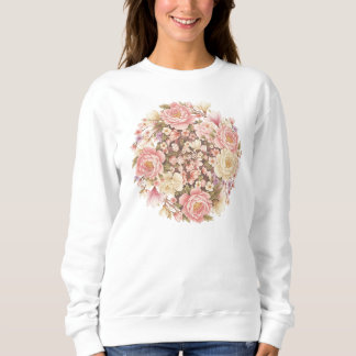 Sudadera Vintage Floral Art for Women’s Sweatshirt 🌸