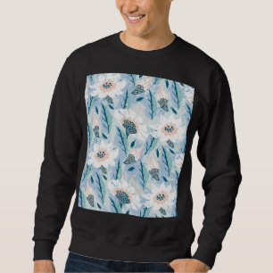 Sudadera Vintage floral de mano audaz