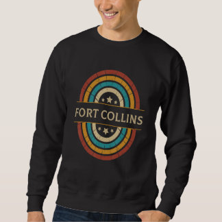 Sudadera Vintage Fort Collins City Pride Home Colorado Stat