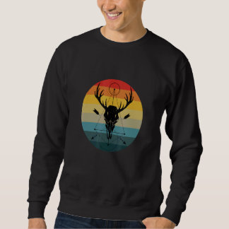 Sudadera Vintage Geometry Spirituality Dark Goth Deer Skull