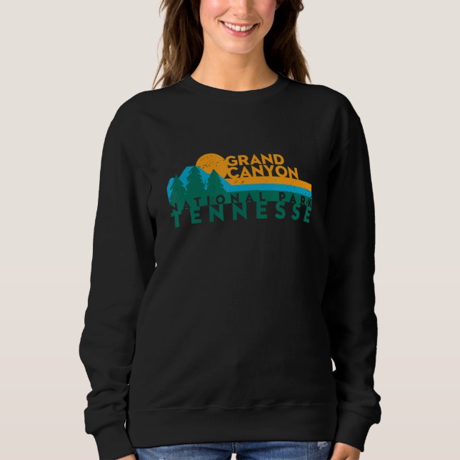 Sudadera Vintage Grand Canyon National Park Mountain Sunset (Anverso)