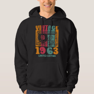 Sudadera Vintage Greatest Hits 1963 Retro Birthday