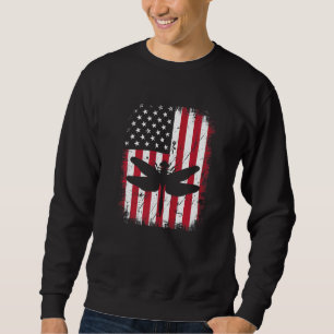 Sudadera Vintage Guay Dragonfly Animal Retro Usa American F