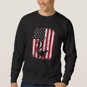 Sudadera Vintage Guay Skunk Animal Retro Bandera Estadounid