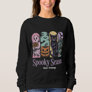 Sudadera Vintage Halloween Horror Spookone Season Cute Cree