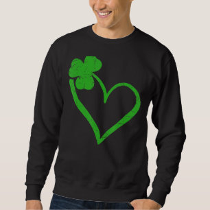 Sudadera Vintage Happy St Patrick S Day Irish Shamrock Hear