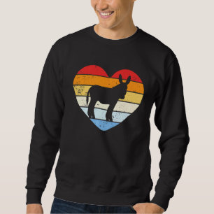 Sudadera Vintage Heart mule donkey
