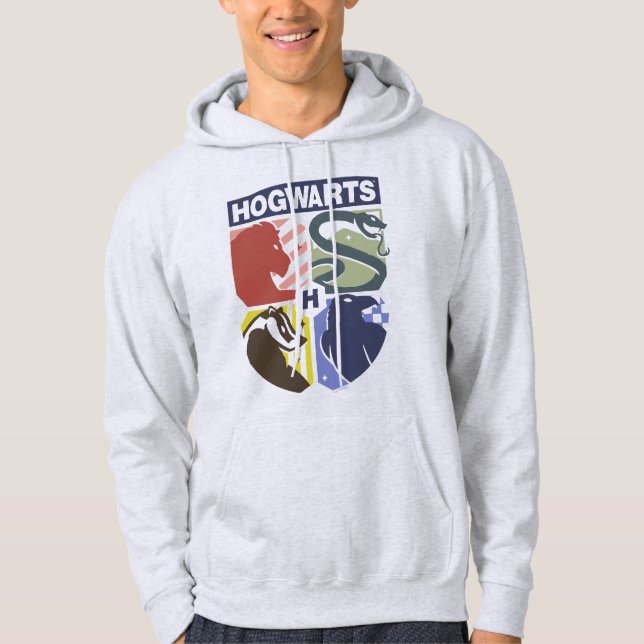 Sudadera Vintage HOGWARTS™ Stamped Crest (Anverso)