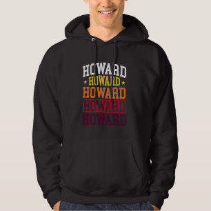 Sudadera Vintage Howard Name Retro Howard Personalizada