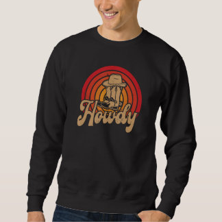 Sudadera Vintage Howdy Rodeo Western Country Sureño Vaquero