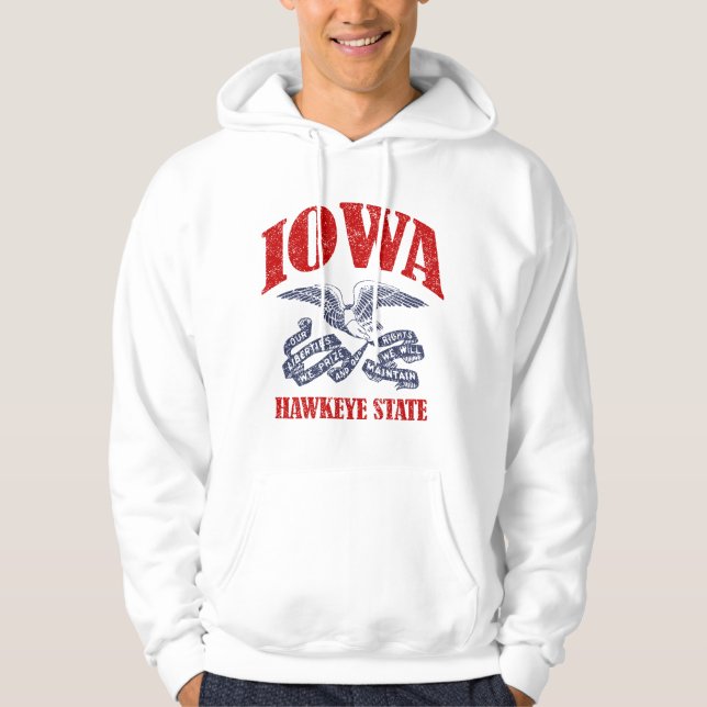 Sudadera Vintage Iowa (Anverso)