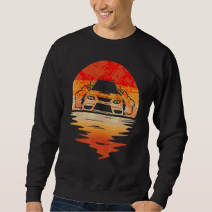 Sudadera Vintage Japanese Drift Car Streetwear Retro Drifti