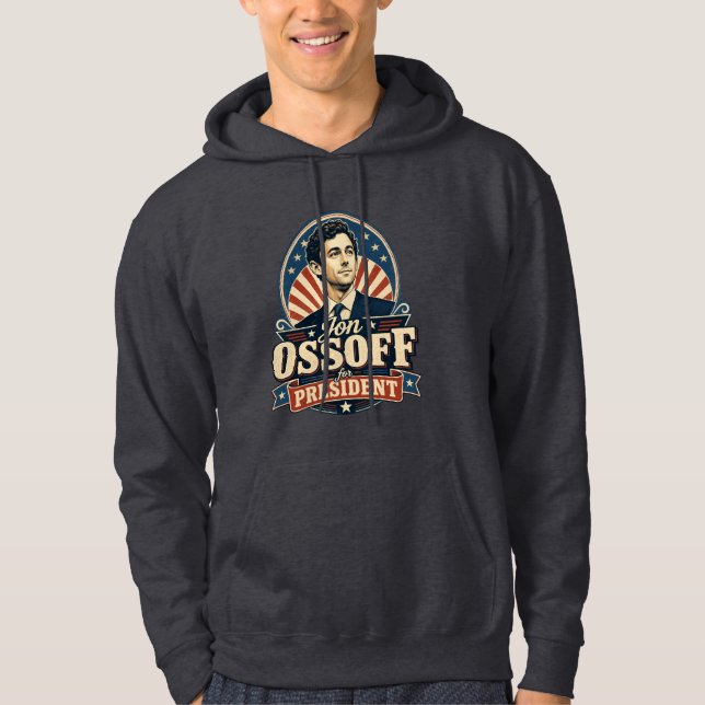 Sudadera Vintage Jon Ossoff Presidente Político  (Anverso)