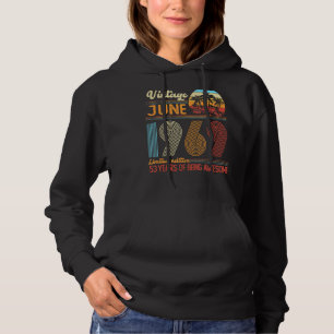 Sudadera Vintage Junio 1969 Cumpleaños