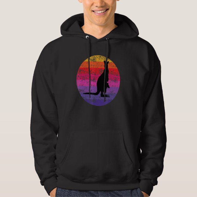 Sudadera Vintage Kangaroo Retro Kangaroo Tee 1 (Anverso)