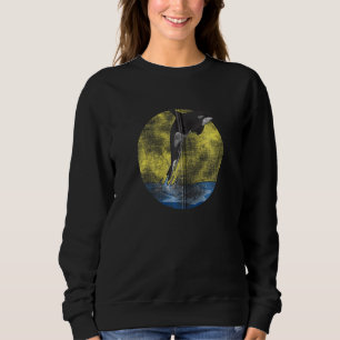 Sudadera Vintage Killer Whale Ocean Swim Animal Jumping Orc