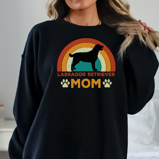 Sudadera Vintage Labrador Dog Mom Sunset Sweatshirt