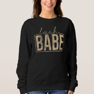 Sudadera Vintage Lash Babe Lash Tech Lash Artista Lash Babe
