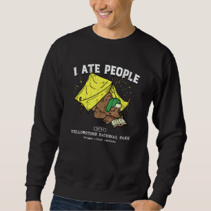 Sudadera Vintage Look Yellowstone Parque Nacional Grizzly