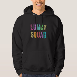 Sudadera Vintage Lunch Squad Back To School Office Food Ser