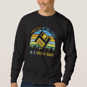 Sudadera Vintage, Mantengo A Todos Mis Chistes De Papá En U