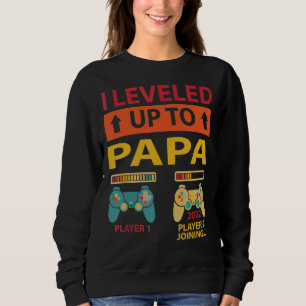 Sudadera Vintage Me Levanté Con Papa Gamer Una Mujer Embara