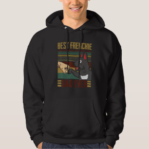 Sudadera Vintage Mejor Padre Francés Que Nunca Perro Hombre