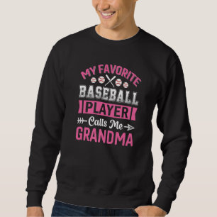 Sudadera Vintage Mi Jugador de Béisbol Favorito Me Llama Ab