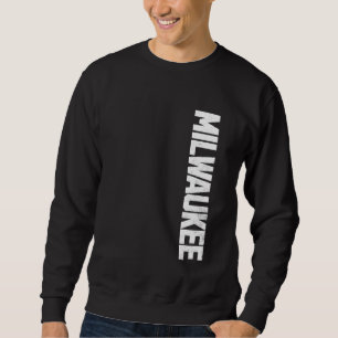 Sudadera Vintage Milwaukee EE.UU. Orgullo del hogar Varsity