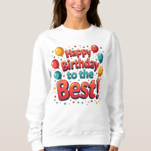 Sudadera Vintage Motivation Feliz cumpleaños