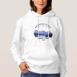 Sudadera Vintage Mountain Sunset lago al aire libre Retreat