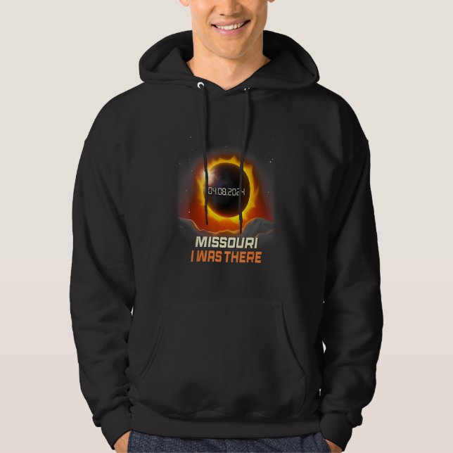 Sudadera Vintage Moutains Total Solar Eclipse 2024 Missouri (Anverso)