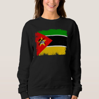 Sudadera Vintage Mozambique Flag Mozambican Independence Da