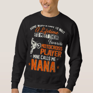 Sudadera Vintage My Favorito Motocross Dirt Bike Player Cal
