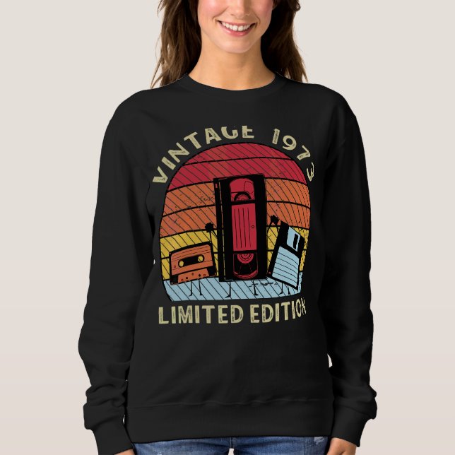 Sudadera Vintage Nacido En 1973 (Anverso)