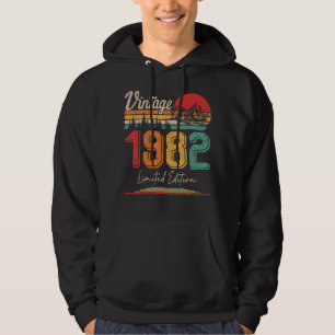 Sudadera Vintage Nacido En 1982 Fiesta De Cumpleaños Boda A