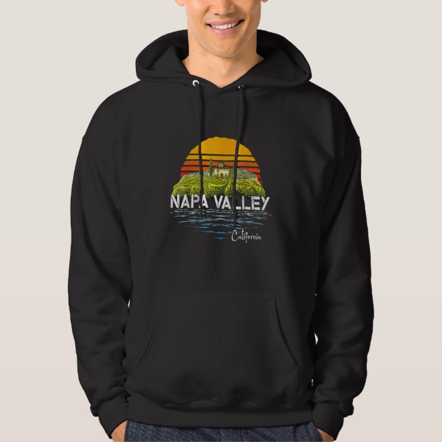 Sudadera Vintage Napa Valley   Winery California Souvenir (Anverso)