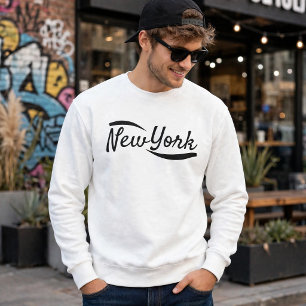 Sudadera Vintage New York Letra Retro NYC