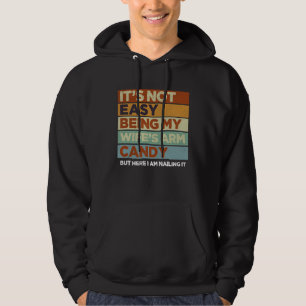 Sudadera Vintage No Es Fácil Ser el Adorno de Brazo de Mi E