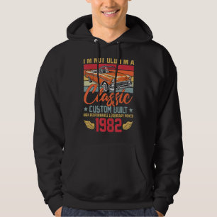 Sudadera Vintage No soy viejo Soy un clásico nacido en 1982