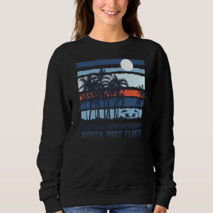 Sudadera Vintage North Port Florida Verano 80's Beach Souve