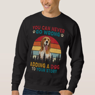Sudadera Vintage Nunca Se Puede Equivocar Agregar A Histori